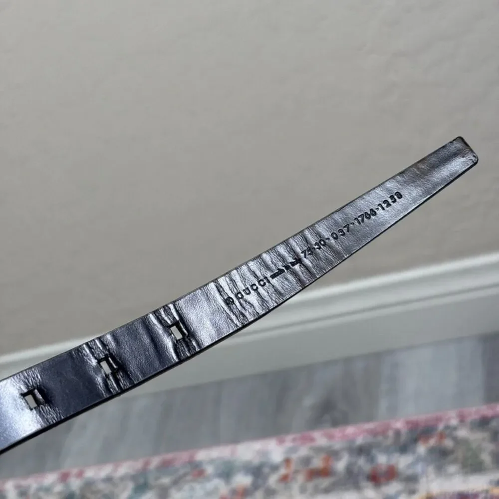 Gucci Tom Ford Black Leather Belt - Picture 7 of 7